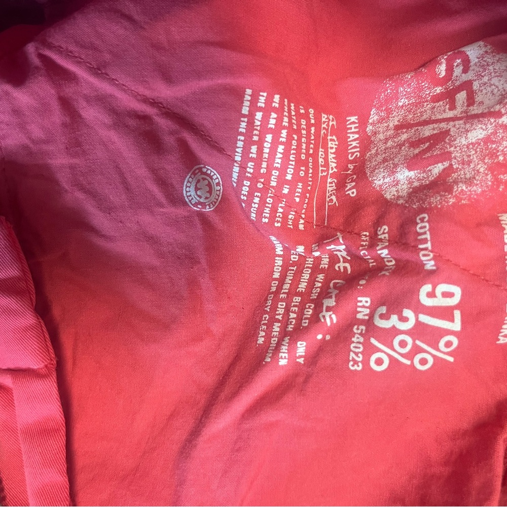 Coral Khakis Ankle length